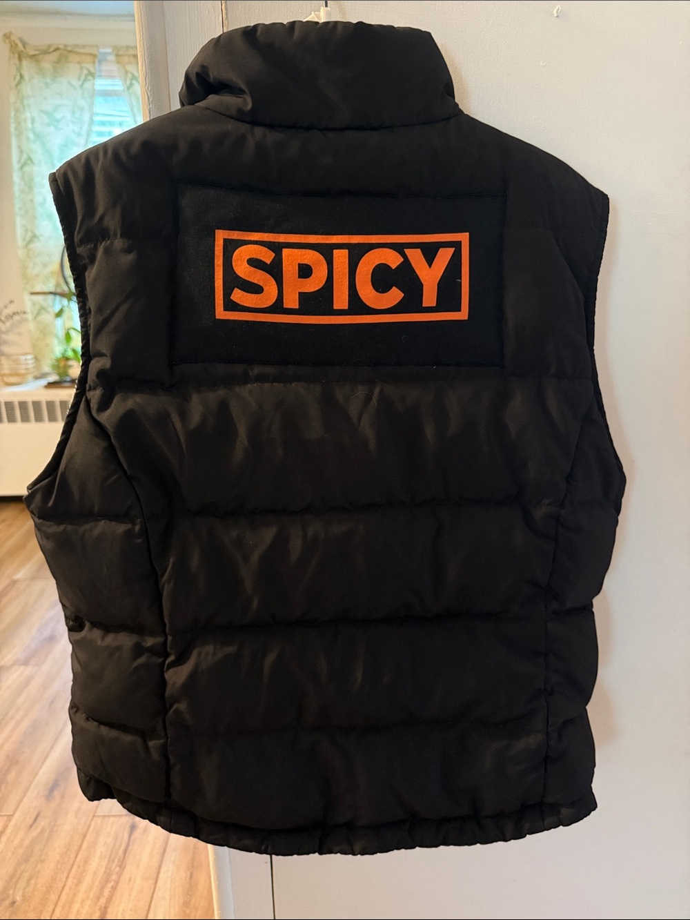 SPICY Black Puffer Vest